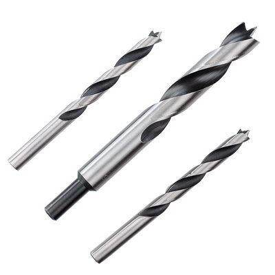 UK Drills 1 x 9.0mm Fully Ground Wood Drill Bit Fully Hardened Woodworking