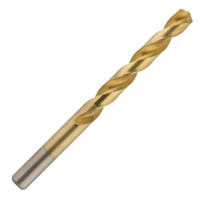 UK Drills 10mm HSS Titanium Coated Drill Bit 5 Pack, Fully Ground, for ...