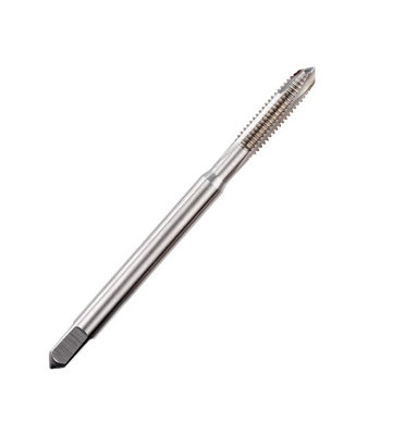 UK Drills HSS Ground Thread Machine Taps - High Speed Twist Drill Bits for M3 - Set of 1, Steel drill &  Cast Iron - 0.5mm