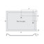 UK Home Living 1300x900mm Rectangular stone resin Shower Tray with Waste