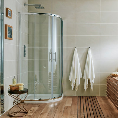 UK Home Living Avalon 1200mm x 900mm Double Door Quad with tray and waste right hand Price Comparisons | Compare The Build
