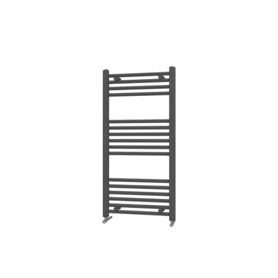 UK Home Living Avalon 22mm Straight Towel Rail 400mm x 1000mm - Anthracite