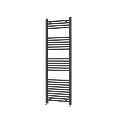 UK Home Living Avalon 22mm Straight Towel Rail 400mm x 1600mm - Anthracite