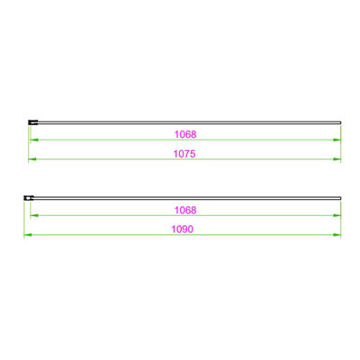 UK Home Living Avalon 8mm Fluted Glass Wetroom Panel 1100mm with 800mm end panel Brushed Brass inc. 1600x800mm tray and waste