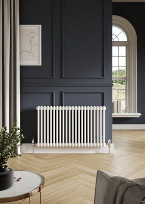 UK Home Living Avalon Column Designer Radiator 2 col 600 x 1010mm 22 Sections White