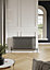 UK Home Living Avalon Column Designer Radiator 2 col 600 x 636mm 14 Sections Raw Metal
