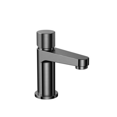 UK Home Living Avalon Koko Mini Basin Tap Gunmetal - 3