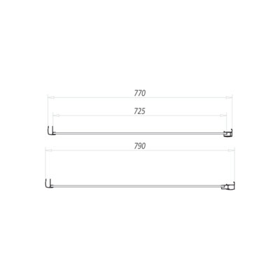UK Home Living Avalon New range offer price Brushed Brass 6mm 1200mm Sliding Door (1900mm) with 800mm side panel - 3