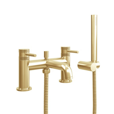 UK Home Living Avalon NEW RANGE OFFER PRICE Core Bath Shower Mixer Brushed Brass - 4