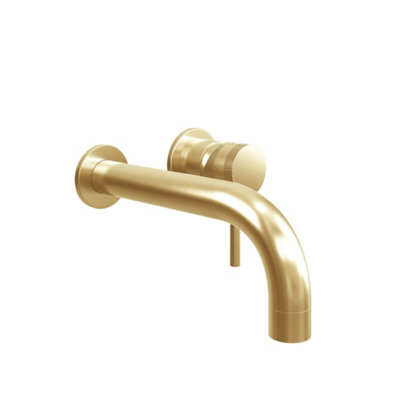 UK Home Living Avalon NEW RANGE OFFER PRICE Core Wall Mounted Basin Tap Brushed Brass