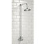 UK Home Living Avalon NEW RANGE OFFER PRICE Traditional Thermostatic Exposed Valve with Fixed Head chrome