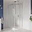 UK Home Living Avalon Next Level 8mm Double Door Quadrant Shower Enclosure 800x800mm inc tray and waste