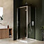 UK Home Living Avalon Next Level 8mm HInged Door 760mm with 760mm side panel
