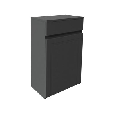 UK Home Living Avalon OFFER PRICE 500mm Classica WC Unit Charcoal Grey with dual flush concealed cistern Price Comparisons | Compare The Build
