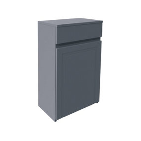 UK Home Living Avalon OFFER PRICE 500mm Classica WC Unit Stone Grey with dual flush concealed cistern