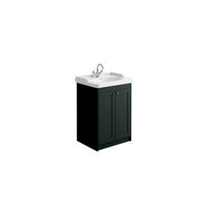 UK Home Living Avalon OFFER PRICE Classica 600mm Vanity Charcoal Grey with basin