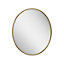 UK Home Living Avalon - PRICE REDUCED -600 LED Round Mirror Brushed Brass