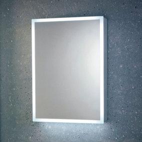 UK Home Living Avalon - PRICE REDUCED -LED Mirror Cabinet W/Demister Pad & Shaver Socket 500x700mm