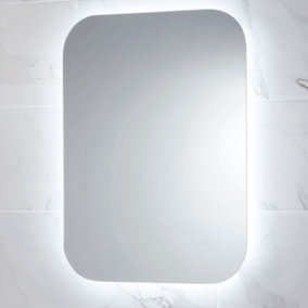 UK Home Living Avalon - PRICE REDUCED -LED Mirror W/Demister Pad & Shaver Socket 500x700mm