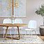 UK HomeLiving Art Dining Chair White