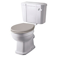 UK Homeliving Avalon Classic Close coupled Toilet Pan, Cistern, Cistern Kit - no seat