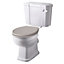UK Homeliving Avalon Classic Close coupled Toilet Pan, Cistern, Cistern Kit - no seat