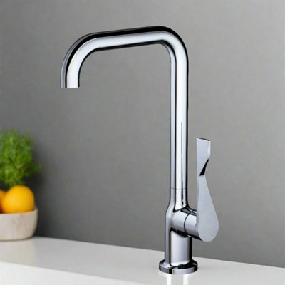 UK Homeliving Avalon Kitchen Sink Mixer Chrome