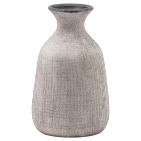 UK Homeliving Bloomville Ople Stone Vase