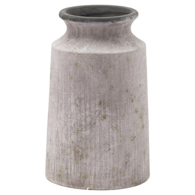 UK Homeliving Bloomville Urn Stone Vase