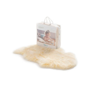 Uk Homeliving Bone Longwool Natural Sheepskin babycare rug