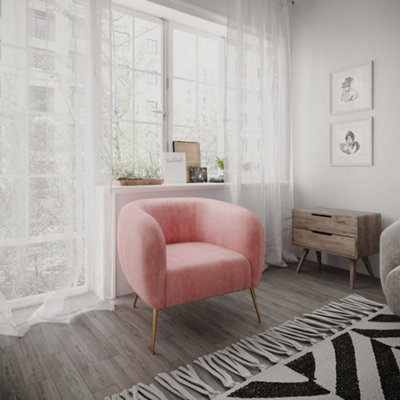 Dusty deals pink armchair