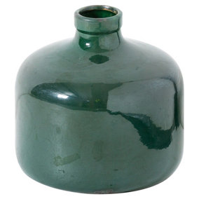 UK Homeliving Garda Emerald Glazed Eve Vase