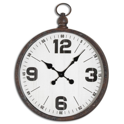 UK Homeliving Hampton Pocket Wall Clock