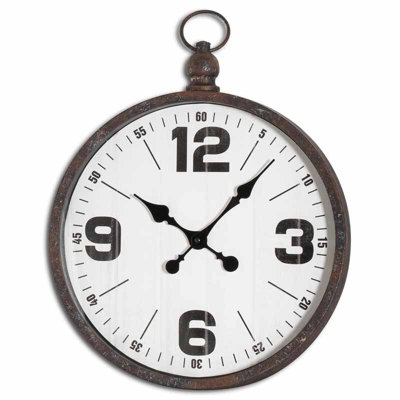 UK Homeliving Hampton Pocket Wall Clock