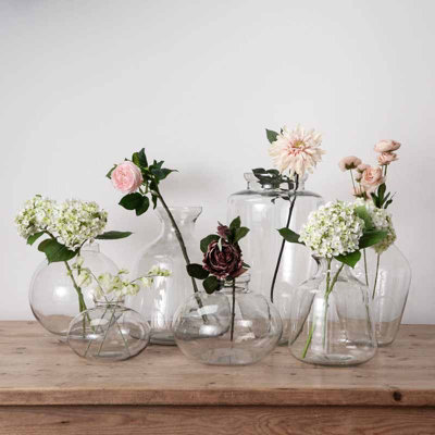 UK Homeliving Large Hydria Glass Vase
