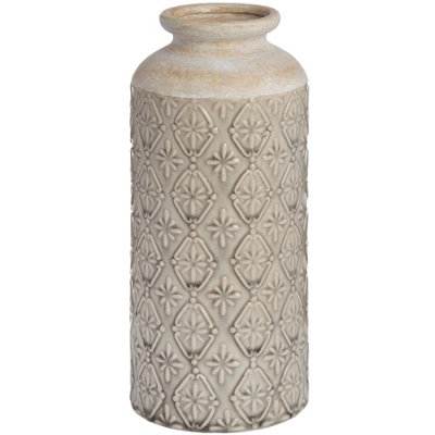 UK Homeliving Large Nero Ceramic Vase