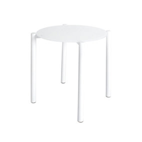 UK HomeLiving Liverpool Side Table - White