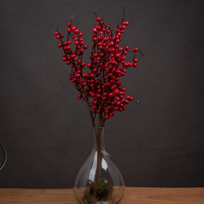 UK Homeliving Medium Festive Berry Pick