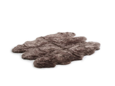 Uk Homeliving Paco 6 Piece Longwool Genuine Sheepskin Rug