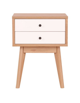 UK HomeLiving Radius Side Table White
