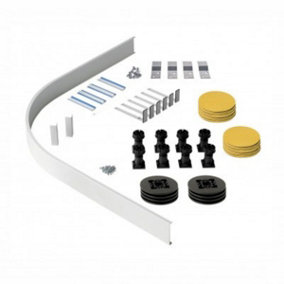 UK Homeliving Shires NEW RANGE OFFER PRICE Tray Riser Kit C - suitable for quadrant trays up to 1200mm x 900mm