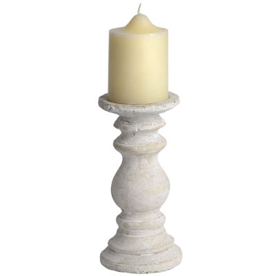 UK Homeliving Small Stone Candle Holder