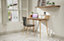 UK HomeLiving Smart Desk V3 Oak and White