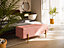 UK HomeLiving Ursinia Footstool - Pink