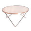 UK HomeLiving Waterlily Coffee Table - Copper