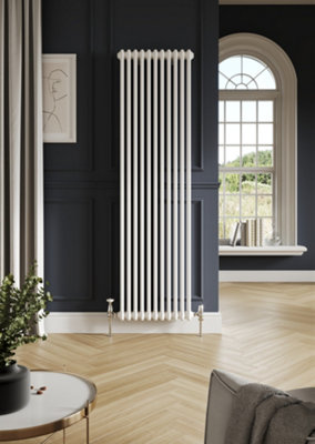 UK Living Avalon Column Designer Radiator 2 col 1800 x 515mm 11 Sections White Price Comparisons | Compare The Build