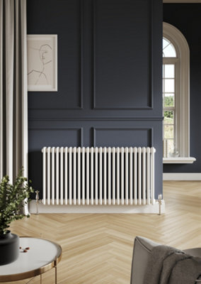 UK Living Avalon Column Designer Radiator 3 col 600 x 1010mm 22 Sections White