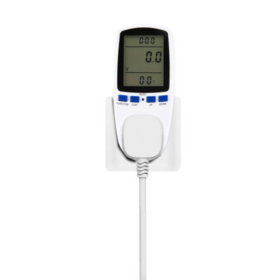 UK Plug In Electricity Power Consumption Meter Energy Monitor Watt Kwh Analyser