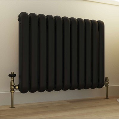 UK RADIATORS 1/2BSP 15MM ANGLED ANTIQUE BRASS TRADITIONAL THERMOSTATIC ...