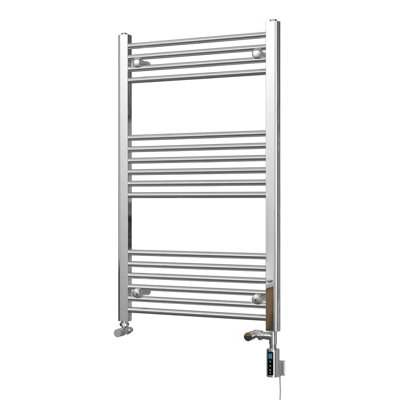 UK Radiators 1037BTU H1000mm x W600mm Chrome Straight Ladder ...
